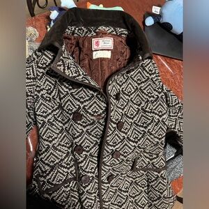 Scotland House Original Authentic Wool Coat Woman’s Large